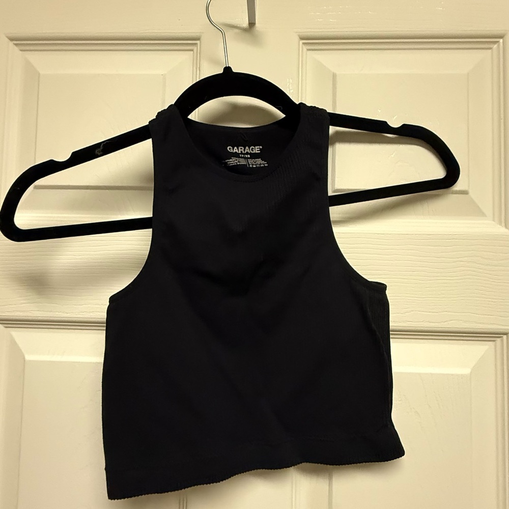 Garage tank top - black